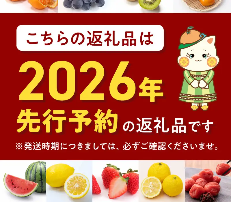 【2026年先行予約】【産地直送】和歌山県産 有田みかん 3kg サイズ混合_BL6110n