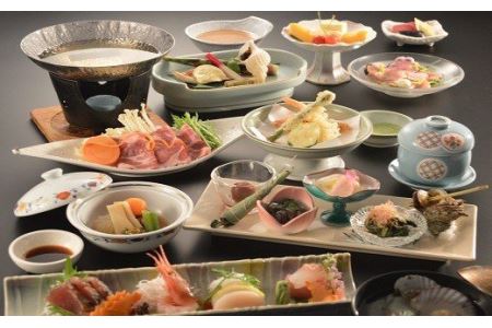 渡り温泉 別邸楓 1泊2食ペア宿泊券 【205】