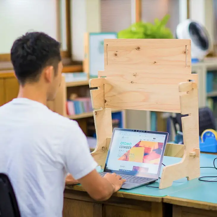 ＤＩＹを楽しみたい方向け 木製デスク WOOD STANDING DESK 【 ＤＩＹキット 】 【608】