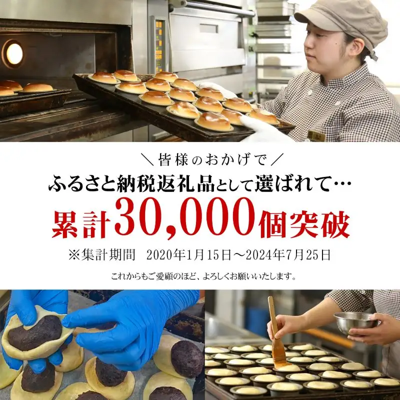 薄皮パンに粒あんがぎっしり！花巻温泉 あんぱん 6個セット 【1268】