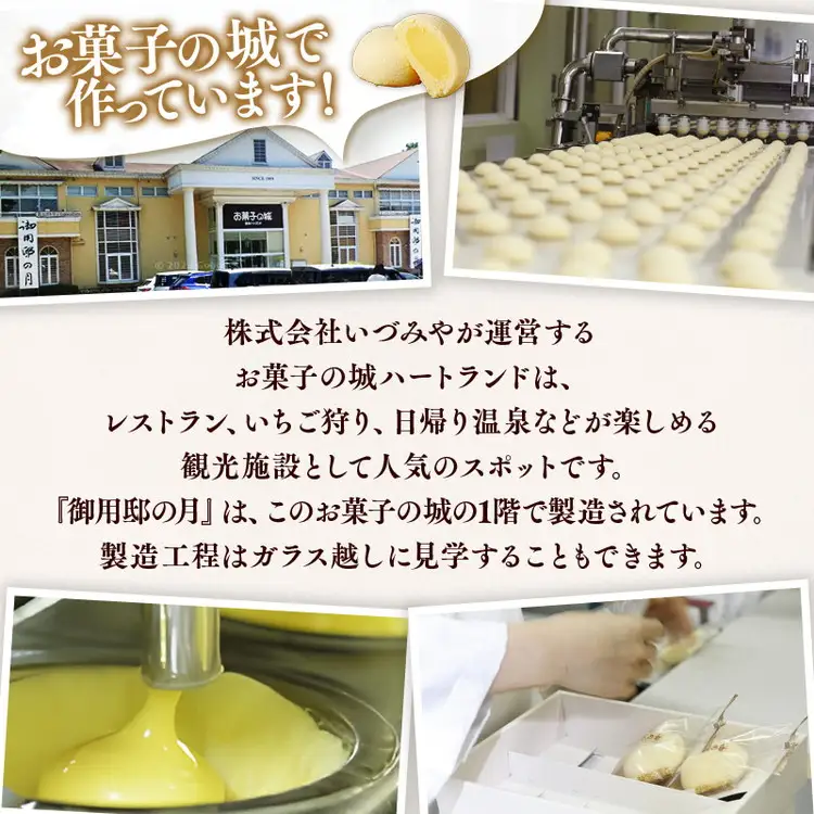 御用邸の月 10個入 お菓子 ギフト お土産 那須町 銘菓〔P-54〕