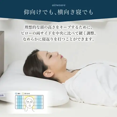 枕 エアウィーヴ ピロー S-LINE 寝具 ｴｱｳｨｰｳﾞ