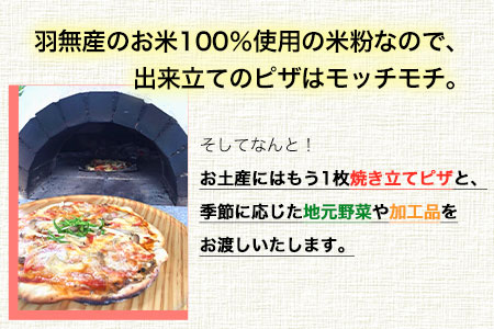 窯焼きピザづくり体験チケット 1名様