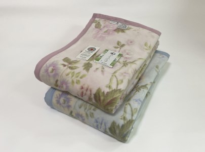 泉大津産 綿マイヤー毛布 シングル 140×200cm 1枚 S－81722BL [2264]