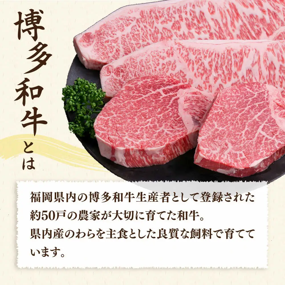 【極厚ステーキ】シャトーブリアン 約180g×2枚 サーロインステーキ 約250g×2枚 合計4枚 博多和牛 A4ランク 和牛 ヒレ 糸島市/糸島ミートデリ工房[ACA176]