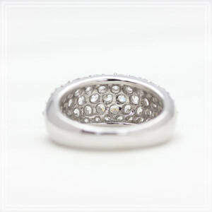 170-9-1 指輪 PT900 プラチナ ダイヤモンド 計 2.0ct パヴェ リング 幅広 【 f046-pt 】 ALPAZ078