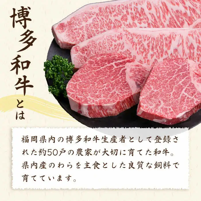 【全6回定期便】【極厚ステーキ】シャトーブリアン 約180g×2枚 サーロインステーキ 約250g×2枚 合計4枚 博多和牛 A4ランク 和牛 ヒレ 糸島市/糸島ミートデリ工房[ACA178]