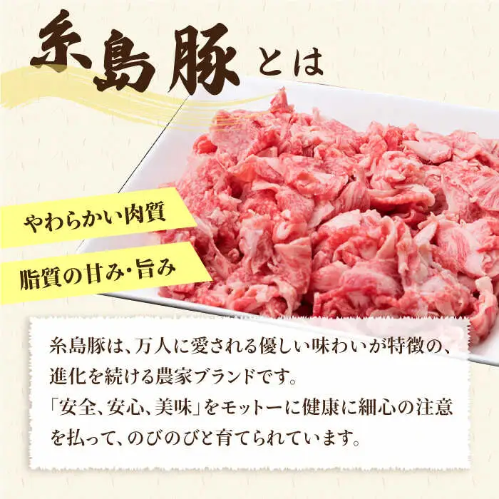 【全6回定期便】毎日のメインのおかずを彩る精肉セット 1,050g 2-3人前 4種 糸島市/糸島ミートデリ工房[ACA202]