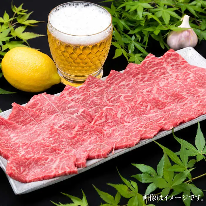 【全3回定期便】A4ランク 博多和牛 モモ 焼肉用 スライス 450g 鉄板焼き 糸島市/糸島ミートデリ工房[ACA217]
