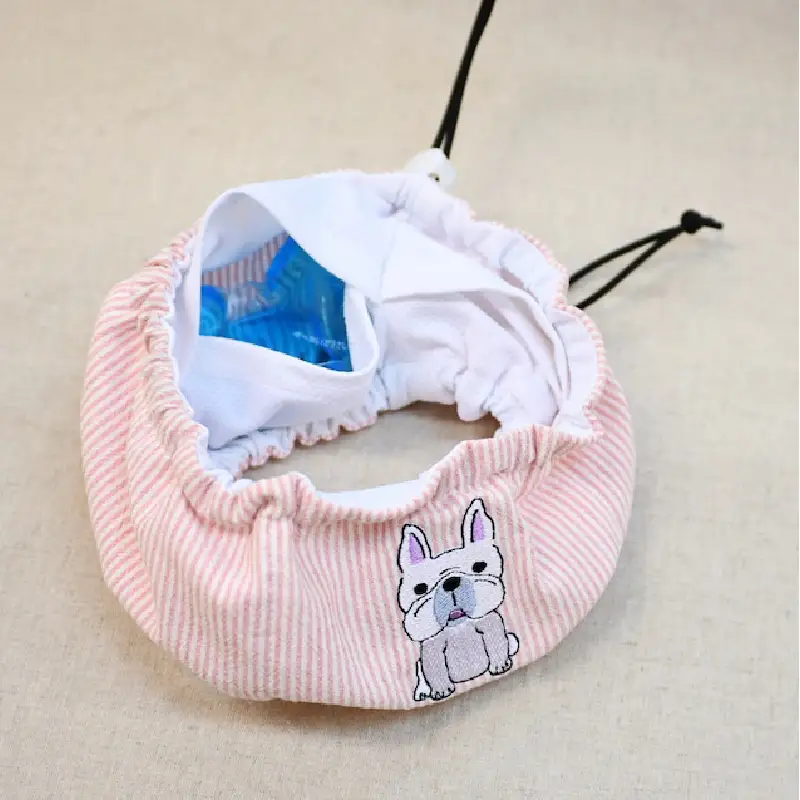 （ピンク）クールネック わんちゃんのお名前刺繍入り（犬の洋服）