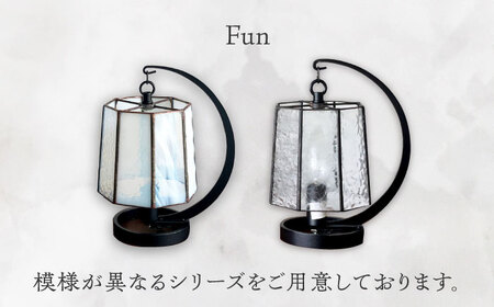 ステンドグラス テーブルランプ ファン ランプ / Nijiiro Lamp ニジイロランプ [BBAD032]