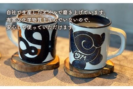 オリーブウッドの コースター 5枚組み 長与町/アグリューム [EAI043]  オリーブ おしゃれ 木製 かわいい コースター
