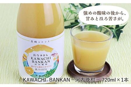 【数量限定】果汁100％ジュース 飲み比べ3種セット（はるか・清見・河内晩柑）各720ml＜山口柑橘園＞ [EBC001]