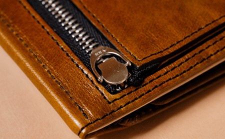 財布 革製品oragaウォレットミニウォレットコインケース 財布 キャメル
