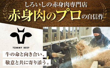 【12回定期便】佐賀県産しろいし牛 赤身ブロック（ローストビーフ用）500g 佐賀セントラル牧場 [IAH138]
