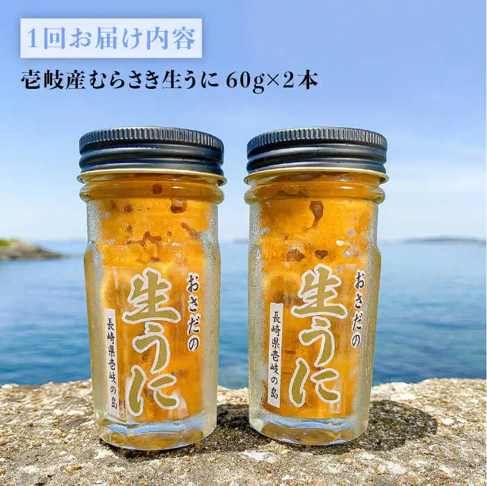【全6回定期便】【厳選】 うに 60g×2 [JAO019] 生うに