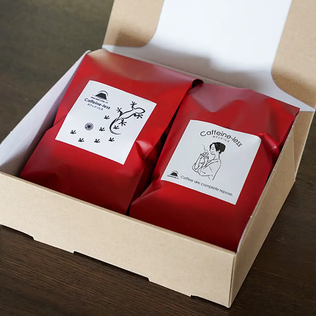 【淡路島珈琲１５７】カフェインレス珈琲 豆のまま 180g×2個