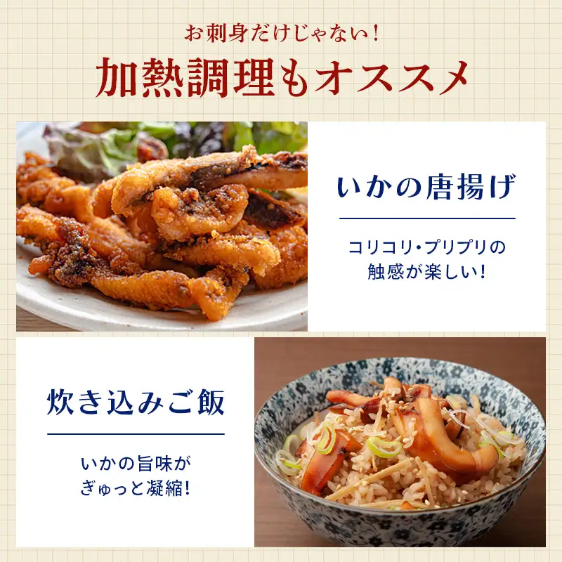 『先行予約』唐津呼子産いか活造り 1杯(約220g～250g) 急速冷凍 新鮮そのまま食卓へ！※水揚げあり次第7月以降順次発送させていただきます。