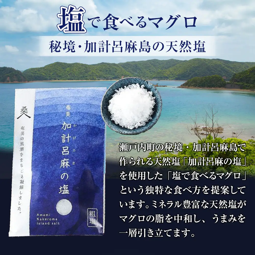 【ふるなびWEEK対象】鹿児島県奄美大島産高級食材『黒いダイヤ』黒マグロ　Aセット
