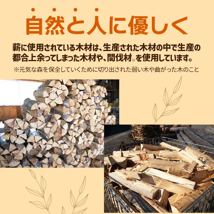 佐賀県産 檜（ヒノキ）乾燥 薪 約18kg（8-9kg×2箱） / 薪 [IBU011]