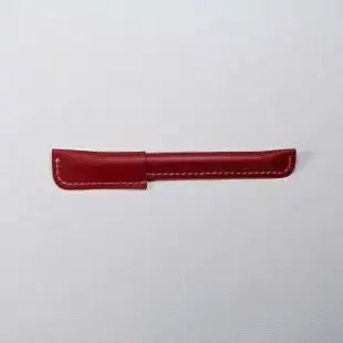 革職人が作るレザーボールペンカバー＆クリップセット【Cafe&Leather Dii】_HA0958