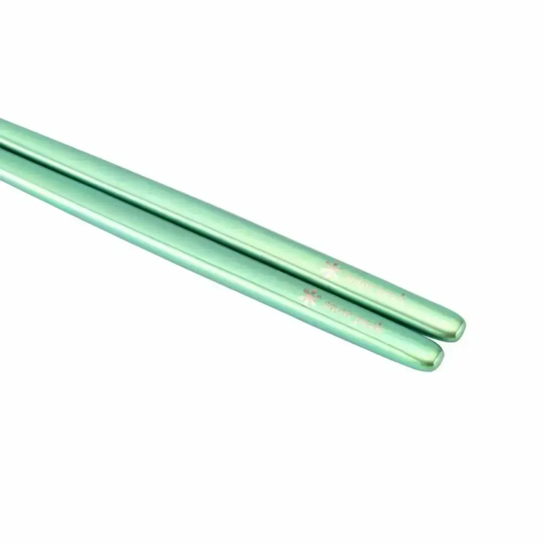 スノーピーク チタン先細箸グリーン SCT-115-GR (Snow Peak) キャンプ用品 アウトドア用品 箸 スノーピーク 【012S034】