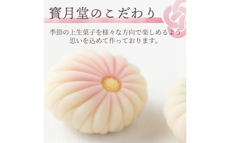和菓子 宝月堂 季節の上生菓子 詰め合わせ セット 菓子 スイーツ 生菓子 お菓子 ギフト 菓子折り 