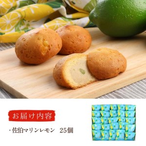 月うさぎの佐伯マリンレモン (計25個) レモン レモンケーキ スイーツ スウィーツ 菓子 焼き菓子 洋菓子 おやつ セット 個装 大分県 佐伯市【ER005】【古川製菓】