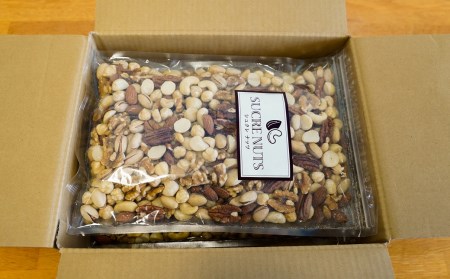 厳選 7種 無塩ミックスナッツ 2.5㎏（500g×5袋）油不使用 アーモンド カシューナッツ くるみ マカダミア ピスタチオ ヘーゼルナッツ ピーカンナッツ 直火焙煎 おつまみ おやつ 大満足 チャック付き 美容 健康 高リピート H059-143