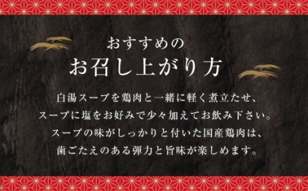 今だけ 博多名物 一口 餃子 25個付！ 水炊き セット 8人前
