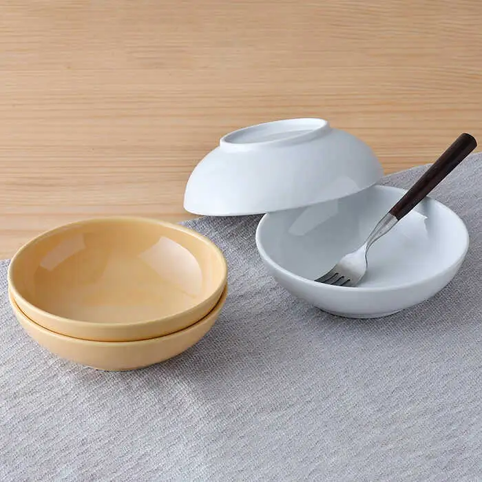 【波佐見焼】シャロウ ボウル 2色 ペアセット 食器 皿 【舘山堂】 [RC32] 波佐見焼