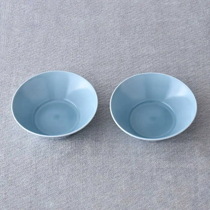 【波佐見焼】高台小鉢 ブルー ホワイト 4個セット 食器 皿 【舘山堂】 [RC35]  波佐見焼