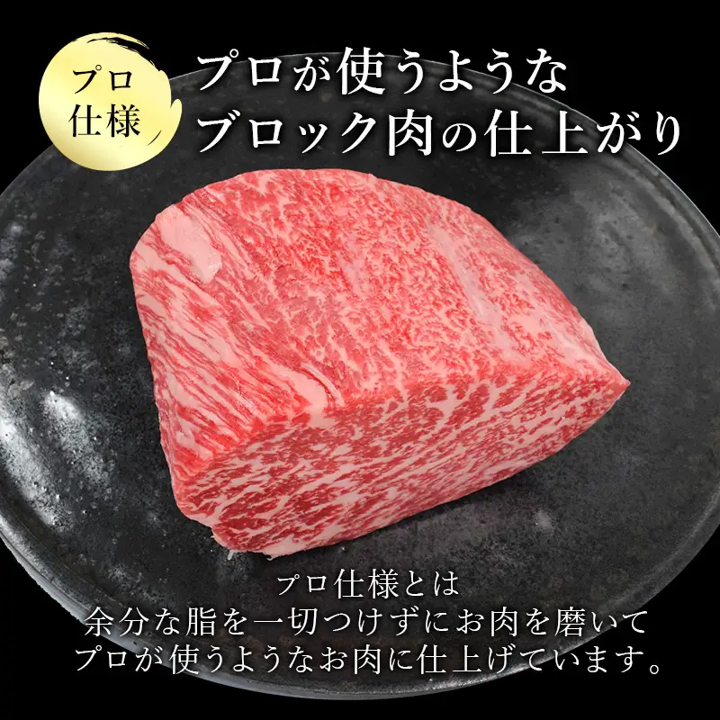 《プロシリーズ》佐賀牛赤身の極み モモブロック500g ステーキ