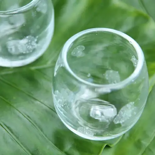 【琉球ガラス工房雫】水玉タルグラス2個セット