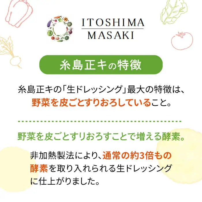 【全6回定期便】【 ご家庭用 】 糸島 野菜 を 食べる 生 ドレッシング （ 人参 × 3本 ） 《糸島》【糸島正キ】 [AQA030]