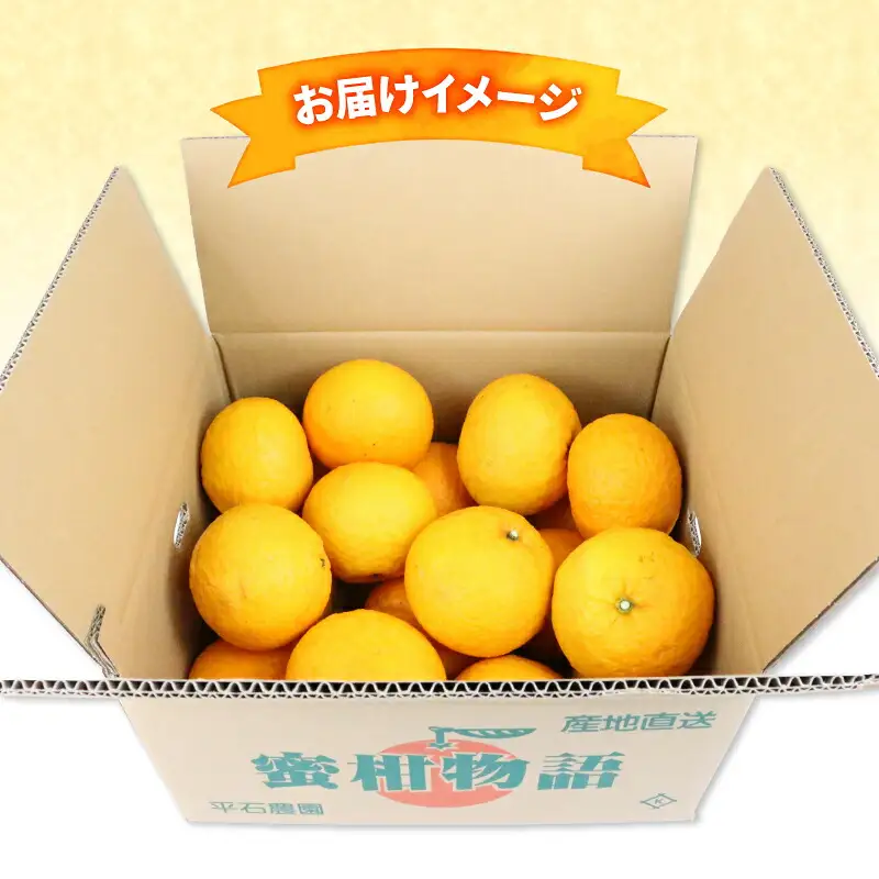 甘夏 12.5kg 家庭用 平石農園 甘夏 B010-017004