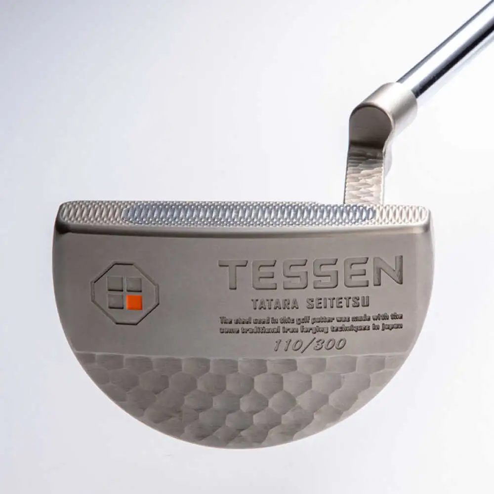 ゴルフ 鉄師田部家謹製ゴルフパターTESSEN（マレット型／シルバー）[AIAV005] 
