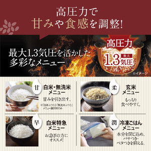象印 圧力IH炊飯ジャー 5.5合炊き ( 炊飯器 ) 「 豪熱大火力 」 NWBB10-WA ホワイト