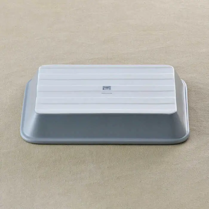【波佐見焼】オーブンウェア 長角トレー 角皿 プレート グレー 食器 皿 【光春窯】 [XD63] 波佐見焼