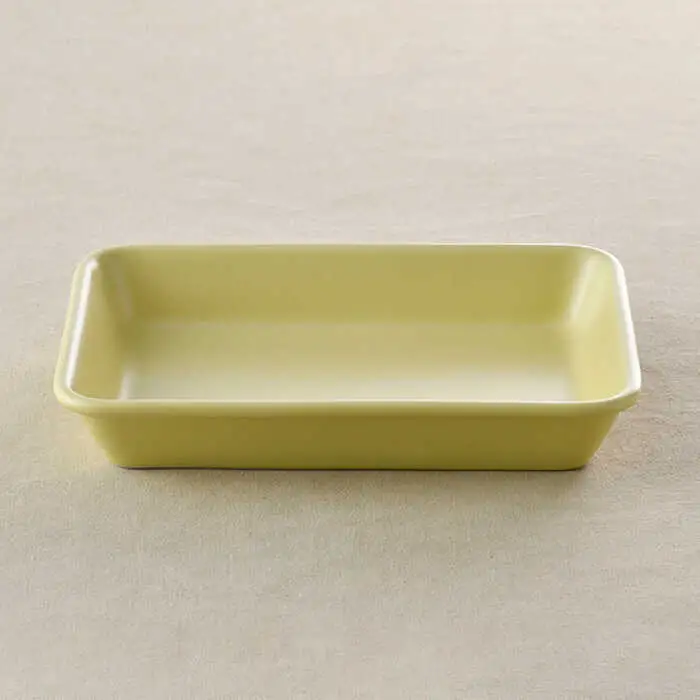 【波佐見焼】オーブンウェア 長角トレー 角皿 プレート イエロー 食器 皿 【光春窯】 [XD64] 波佐見焼