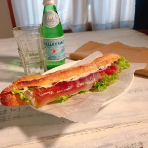天然まぐろスモーク生ハム The Smoked MAGURO Slice M040-002-02 冷凍 マグロ