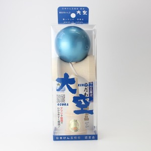 競技用けん玉「大空」Premium メタリックターコイズブルー_F101