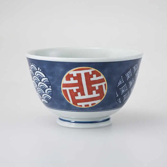 【波佐見焼】染錦文様 お好み丼揃 どんぶり 5点セット 食器 皿 【西海陶器】 1 20637 [OA242]  波佐見焼