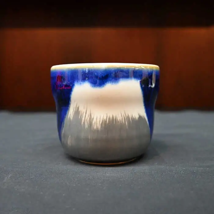 【波佐見焼】富士のぞき カップ（金・銀） 湯呑み ペアセット 食器 皿 【協立陶器】 [TC92] 波佐見焼