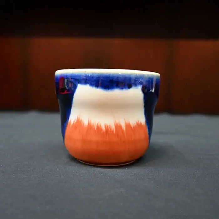 【波佐見焼】富士のぞき カップ （呉・朱） 湯呑み ペアカップ 食器 皿 【協立陶器】 [TC93] 波佐見焼