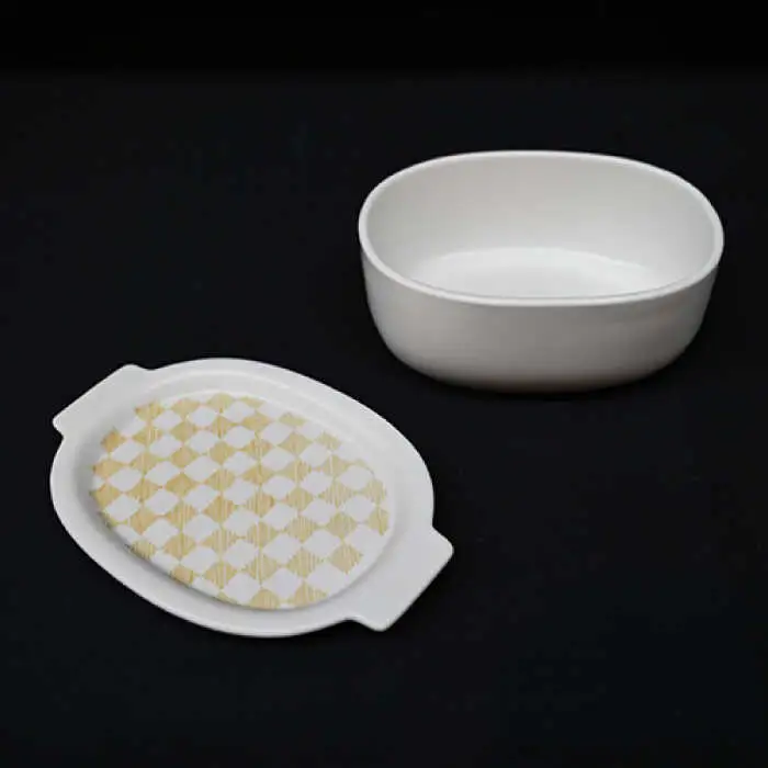 【波佐見焼】オーブンウェア グラタン皿 和市松黄 3点セット 耐熱食器 オーブン可 食器 皿 【協立陶器】 [TC62] 波佐見焼