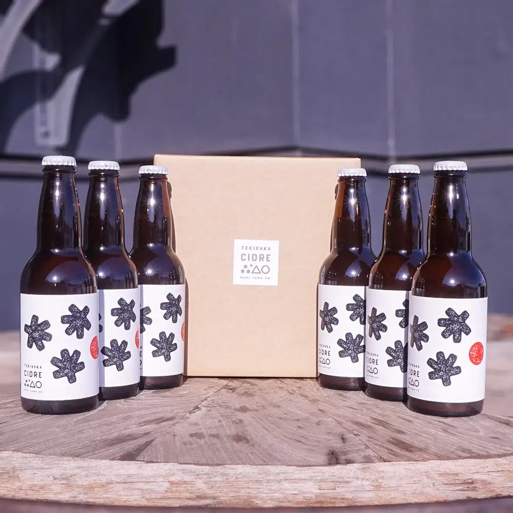 未来を育てるりんごのお酒 テキカカシードル 330ml×6本 お酒 青森 弘前 林檎 リンゴ