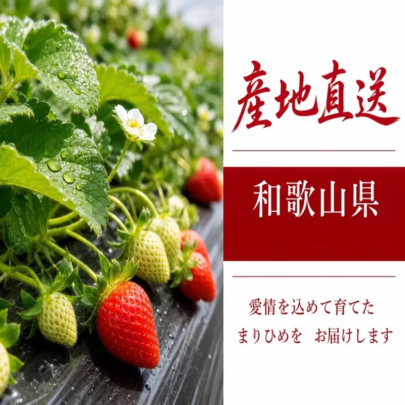 【来シーズン先行予約】紀州和歌山ブランドいちご「まりひめ」約250g×4P※2027年3月上旬頃～3月下旬頃に順次発送予定（お届け日指定不可）【uot758B】