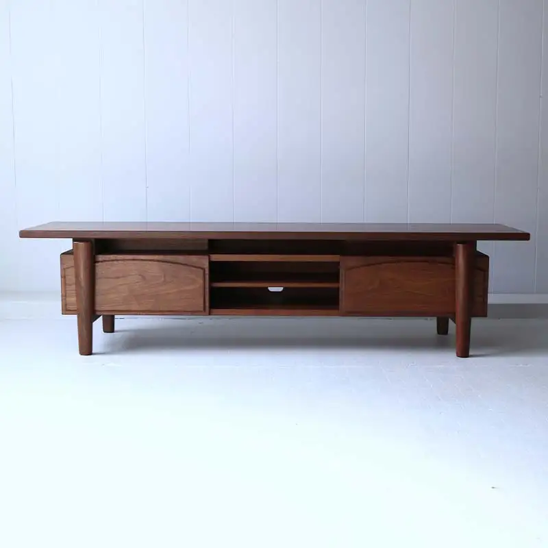 TVボード　 ウォールナット 北海道  MOOTH インテリア 手作り 家具職人 ローボード リビングボード 家具 EB8-0038