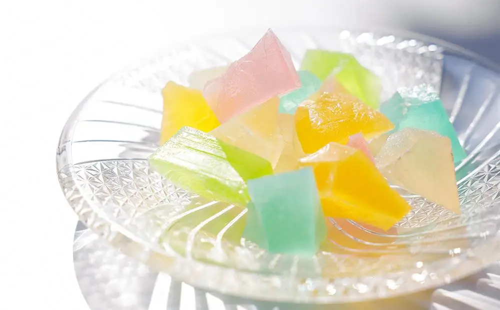 【京菓子司 都】京の琥珀糖　カラフルジュエリー（160g）